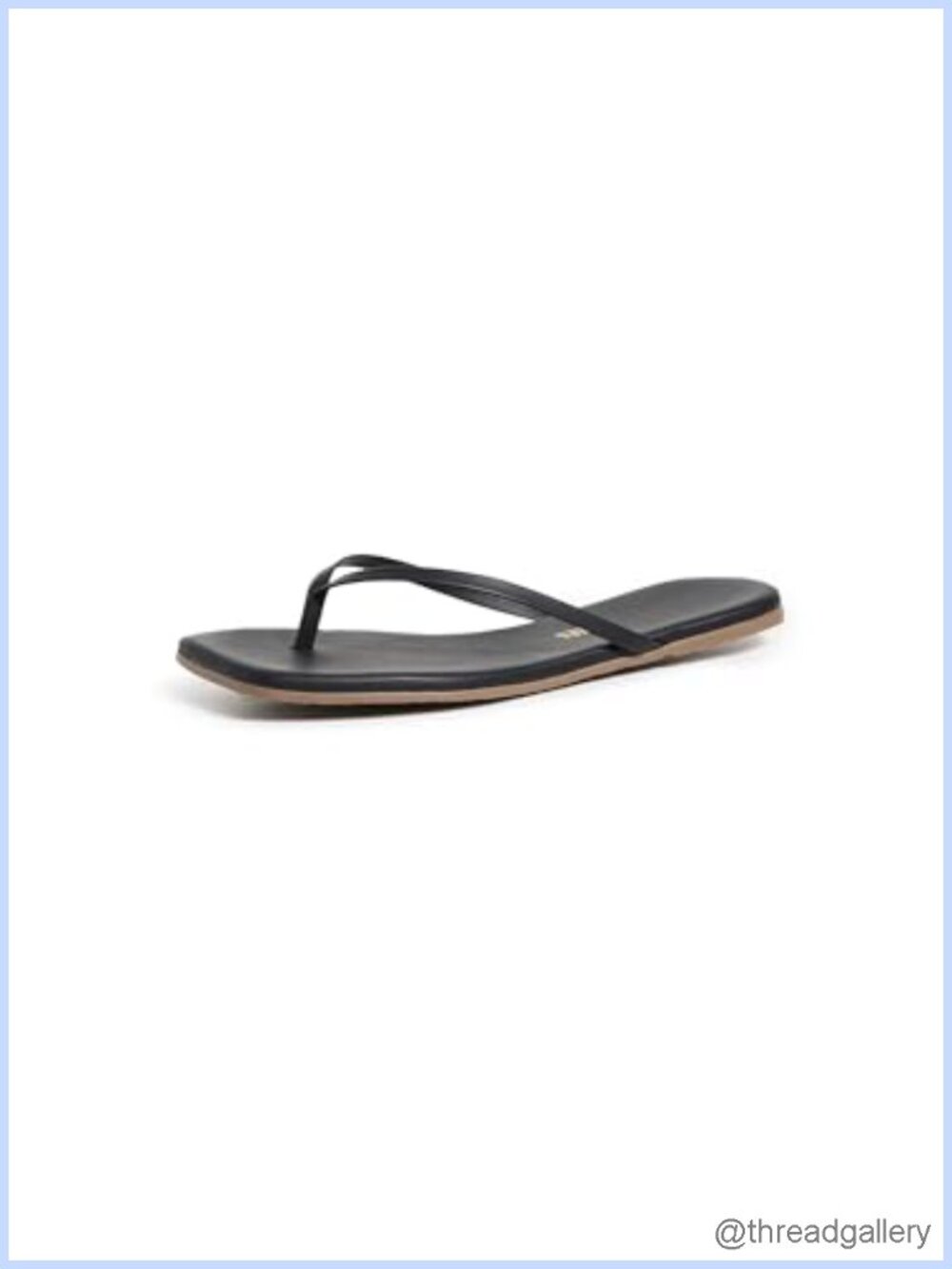 Square Toe Gemma Slides Leather Cushioned Footbed Matte Finish Casual
